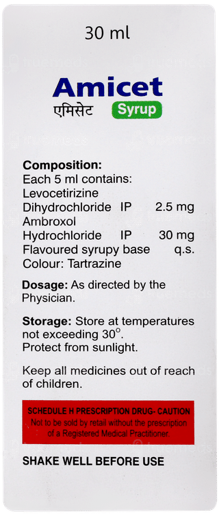 Amicet Syrup 30ml