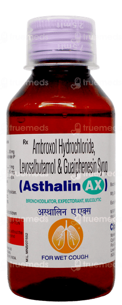 Asthalin Ax Syrup 100Ml Asthalin Ax Syrup 100Ml