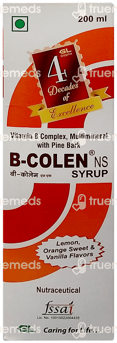 B Colen Ns Lemon Orange & Vanilla Flavors Syrup 200ml B Colen Ns Lemon Orange & Vanilla Flavors Syrup 200ml