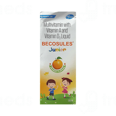 Becosules Junior Orange Flavour Syrup 200ml