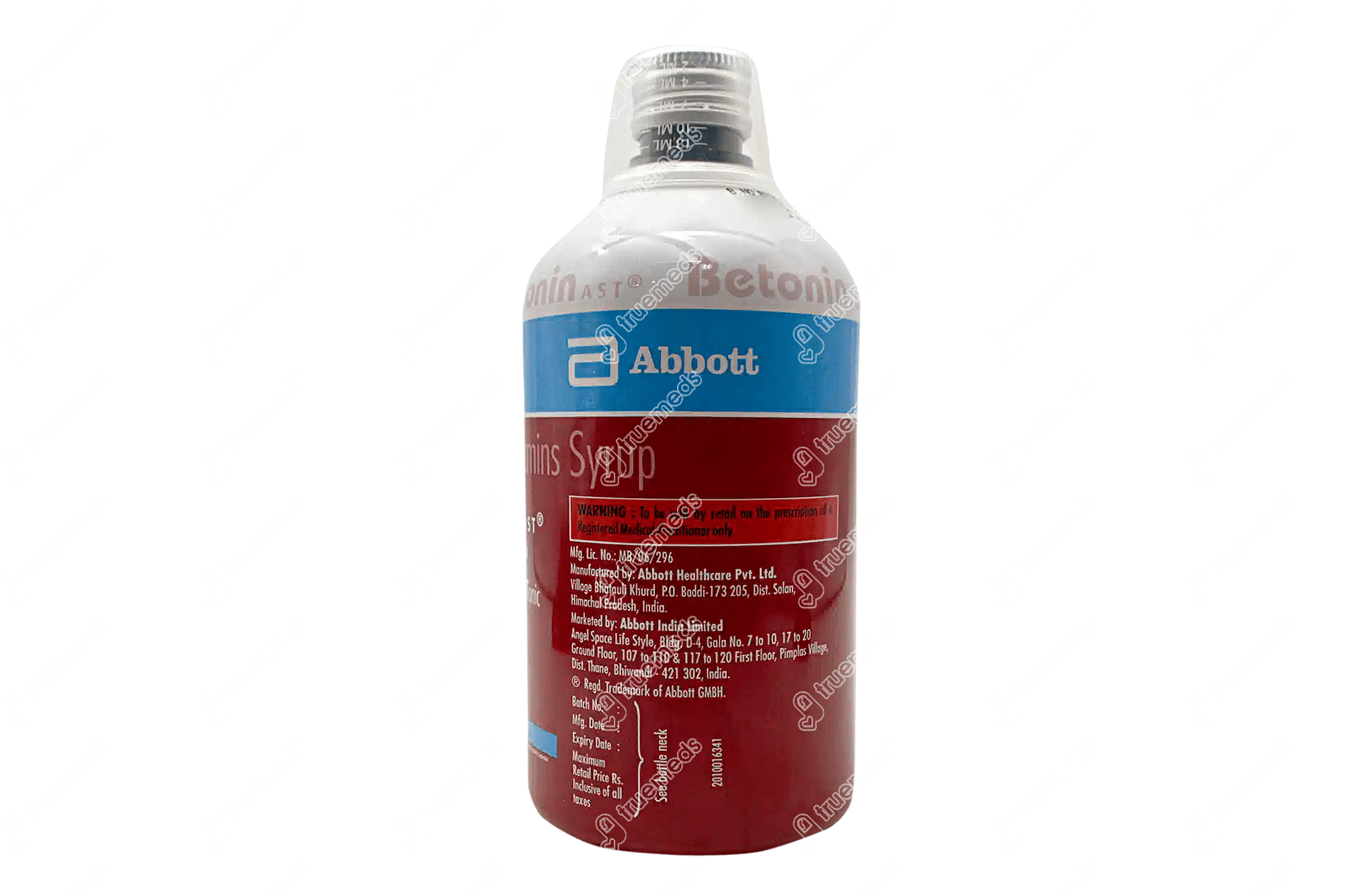 Betonin Ast Syrup 400 Ml - Uses, Side Effects, Dosage, Price | Truemeds