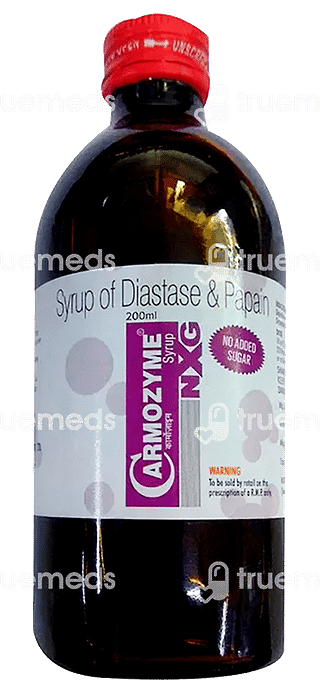 Carmozyme Nxg No Added Sugar Syrup 200ml