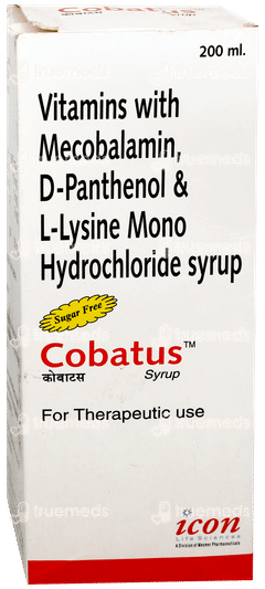 Cobatus Sugar Free Syrup 200ml