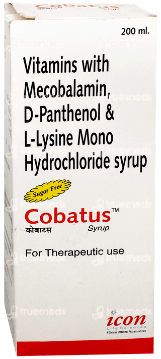 Cobatus Sugar Free Syrup 200ml