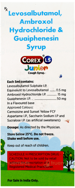 Corex Ls Junior Mixed Fruit Syrup 60Ml Corex Ls Junior Mixed Fruit Syrup 60Ml