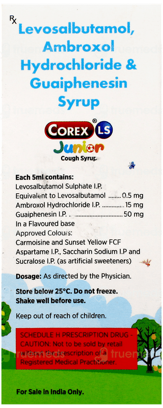 Corex Ls Junior Mixed Fruit Syrup 60Ml