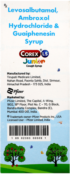 Corex Ls Junior Mixed Fruit Syrup 60Ml Corex Ls Junior Mixed Fruit Syrup 60Ml