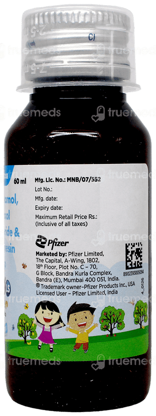 Corex Ls Junior Mixed Fruit Syrup 60Ml