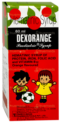 Dexorange Orange Flavoured Paediatric Syrup 60Ml Dexorange Orange Flavoured Paediatric Syrup 60Ml