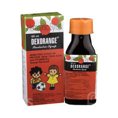 Dexorange Orange Flavoured Paediatric Syrup 60ml