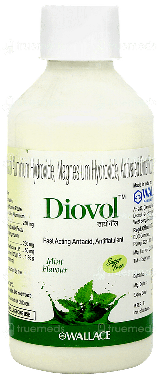 Diovol Mint Flavour Sugar Free Suspension 170ml
