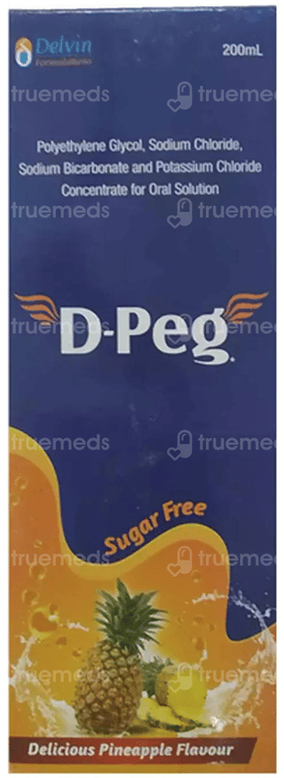 D Peg Pineapple Flavour Sugar Free Solution 200Ml
