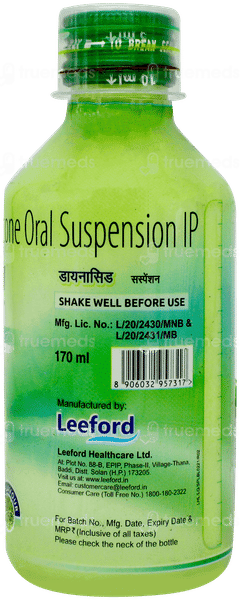 Dynacid Saunf Flavour Sugar Free Suspension 170ml