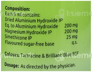 Dynacid Saunf Flavour Sugar Free Suspension 170Ml