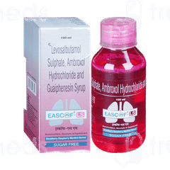 Eascof Ls Strawberry Raspberry Menthol Flavour Sugar Free Syrup 100ml
