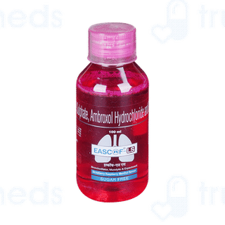 Eascof Ls Strawberry Raspberry Menthol Flavour Sugar Free Syrup 100ml
