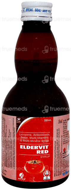 Eldervit Red Syrup 200Ml