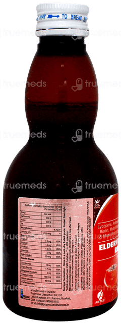 Eldervit Red Syrup 200Ml