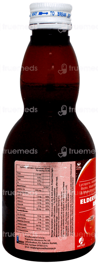 Eldervit Red Syrup 200Ml