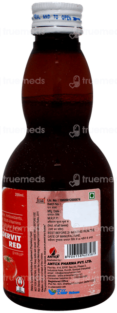 Eldervit Red Syrup 200Ml