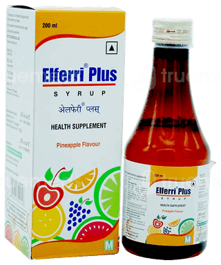 Elferri Plus Pineapple Flavour Syrup 200Ml