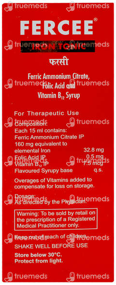 Fercee Iron Tonic 200ml