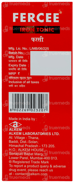 Fercee Iron Tonic 200ml