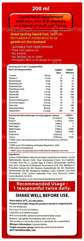 Feroglobin B12 Liquid 200ml