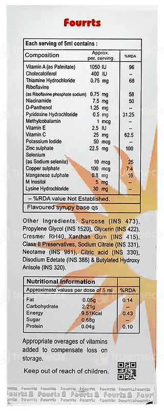 Fourts B Syrup 200ml