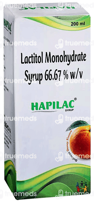 Hapilac Orange Flavour Syrup 200ml