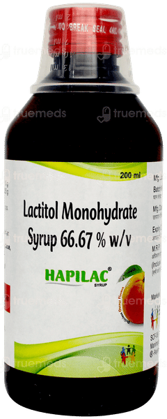 Hapilac Orange Flavour Syrup 200ml