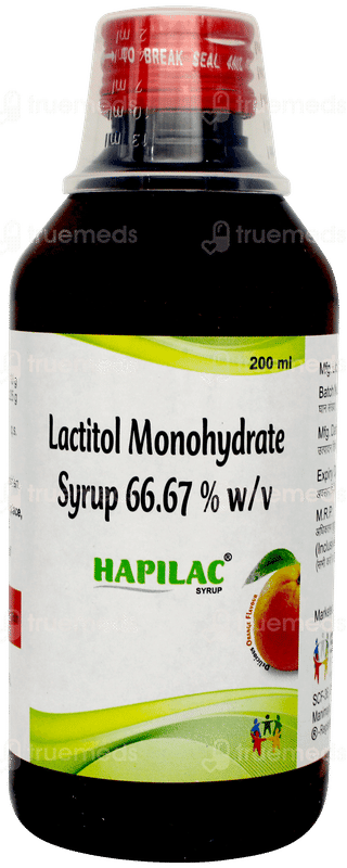 Hapilac Orange Flavour Syrup 200ml