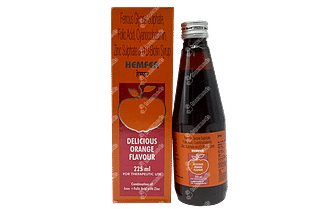 Hemfer Orange Flavour Syrup 225ml