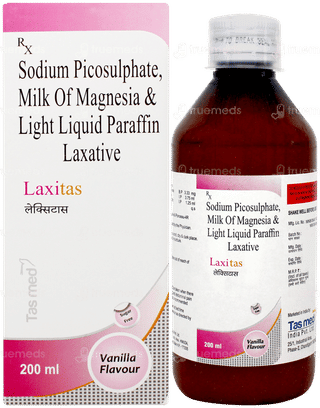 Laxitas Vanilla Flavour Sugar Free Laxative 200ml
