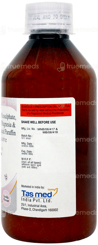 Laxitas Vanilla Flavour Sugar Free Laxative 200ml