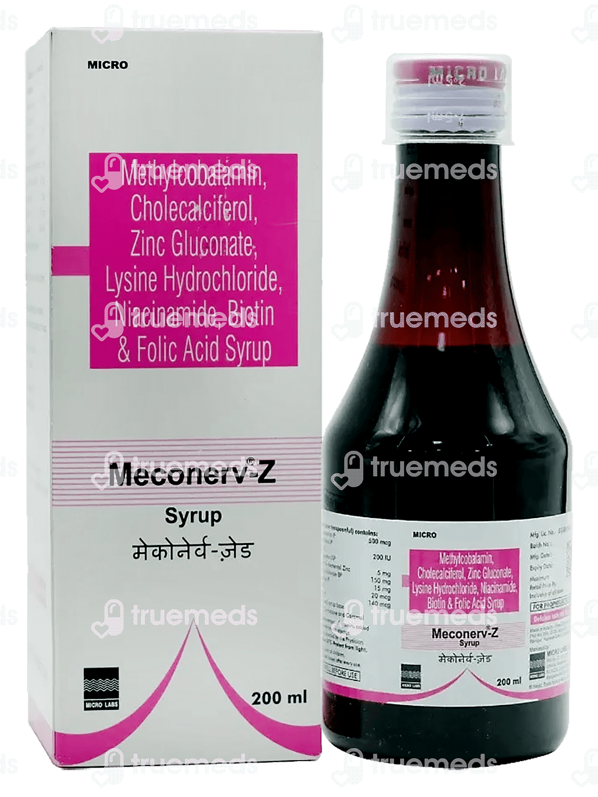 Meconerv Z Syrup 200 Ml Order Meconerv Z Syrup 200 Ml Online At Truemeds