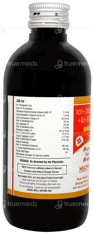 Mim Orange L Orange Flavour Liquid 200ml