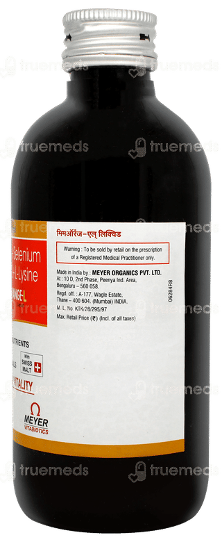 Mim Orange L Orange Flavour Liquid 200ml