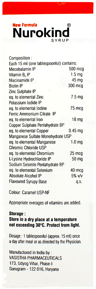 Nurokind New Formula Orange Flavour Syrup 210ml