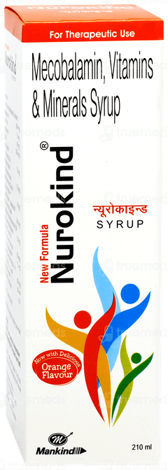 Nurokind New Formula Orange Flavour Syrup 210ml Nurokind New Formula Orange Flavour Syrup 210ml