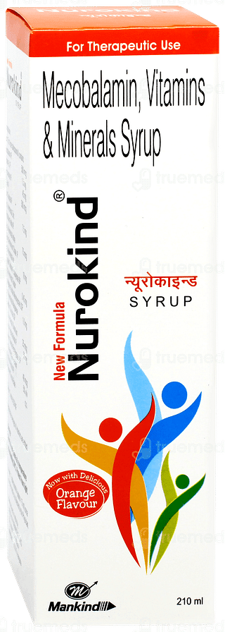 Nurokind New Formula Orange Flavour Syrup 210ml