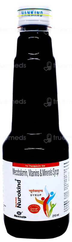 Nurokind New Formula Orange Flavour Syrup 210ml Nurokind New Formula Orange Flavour Syrup 210ml