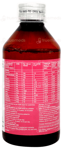 Nutramide Mixed Fruit Flavour Syrup 200ml