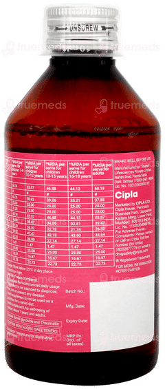 Nutramide Mixed Fruit Flavour Syrup 200ml