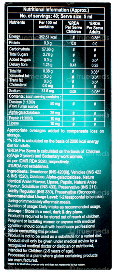 Overzyme Saunf Flavour Syrup 200ml