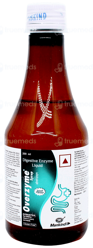 Overzyme Saunf Flavour Syrup 200ml