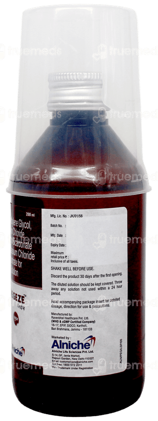 Pegeze Sugar Free Solution 200Ml