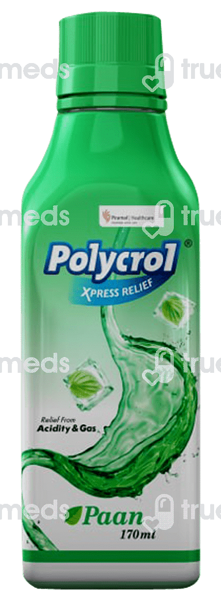 Polycrol Xpress Relief Paan Syrup 170 Ml Uses Side Effects Dosage