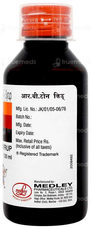 R B Tone Kid Syrup 100ml