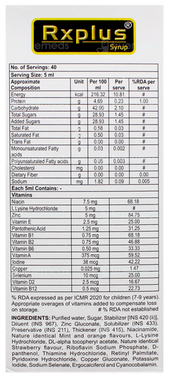 Rx Plus Syrup 200Ml